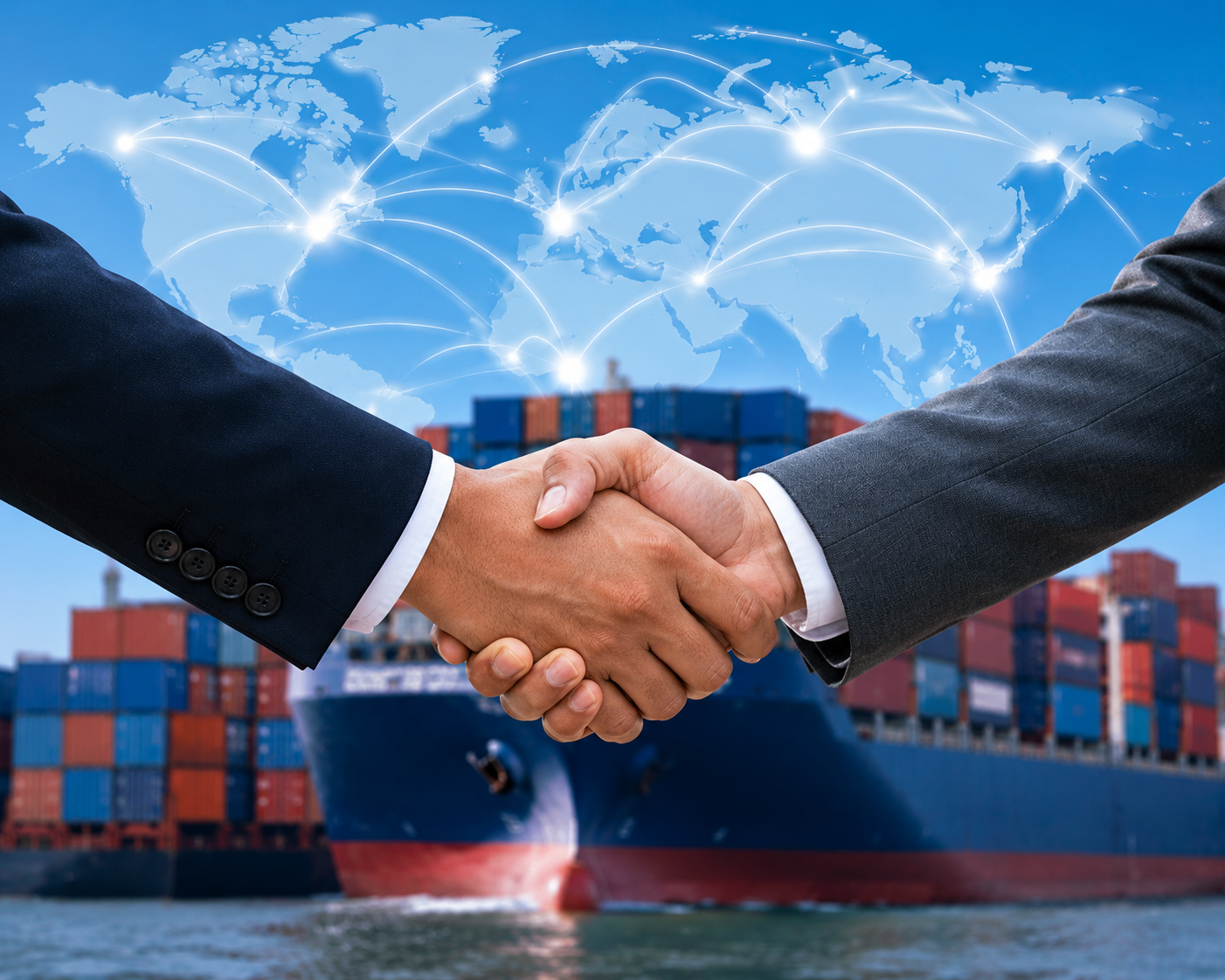 Business handshake